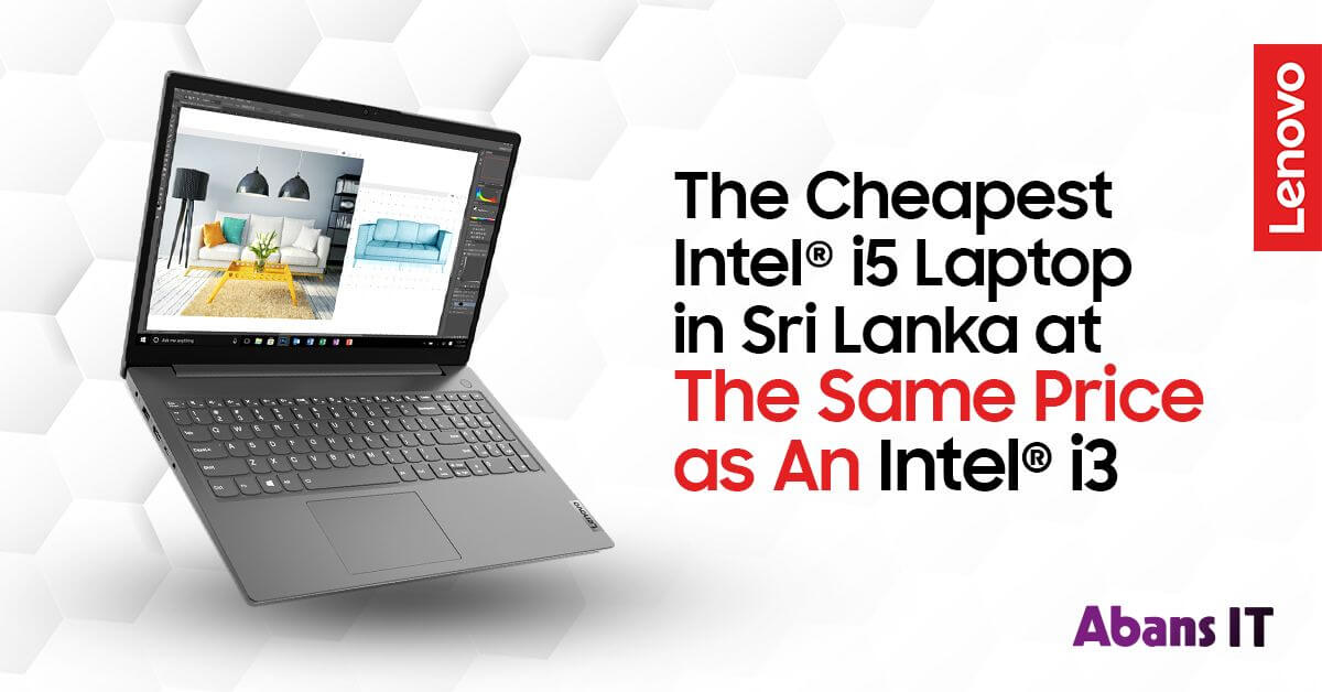 Lenovo V15 - The Cheapest Intel i5 Laptop in Sri Lanka at The Same Price as An Intel i3