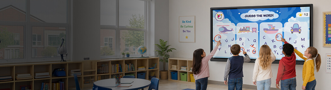 Interactive smartboard showcase
