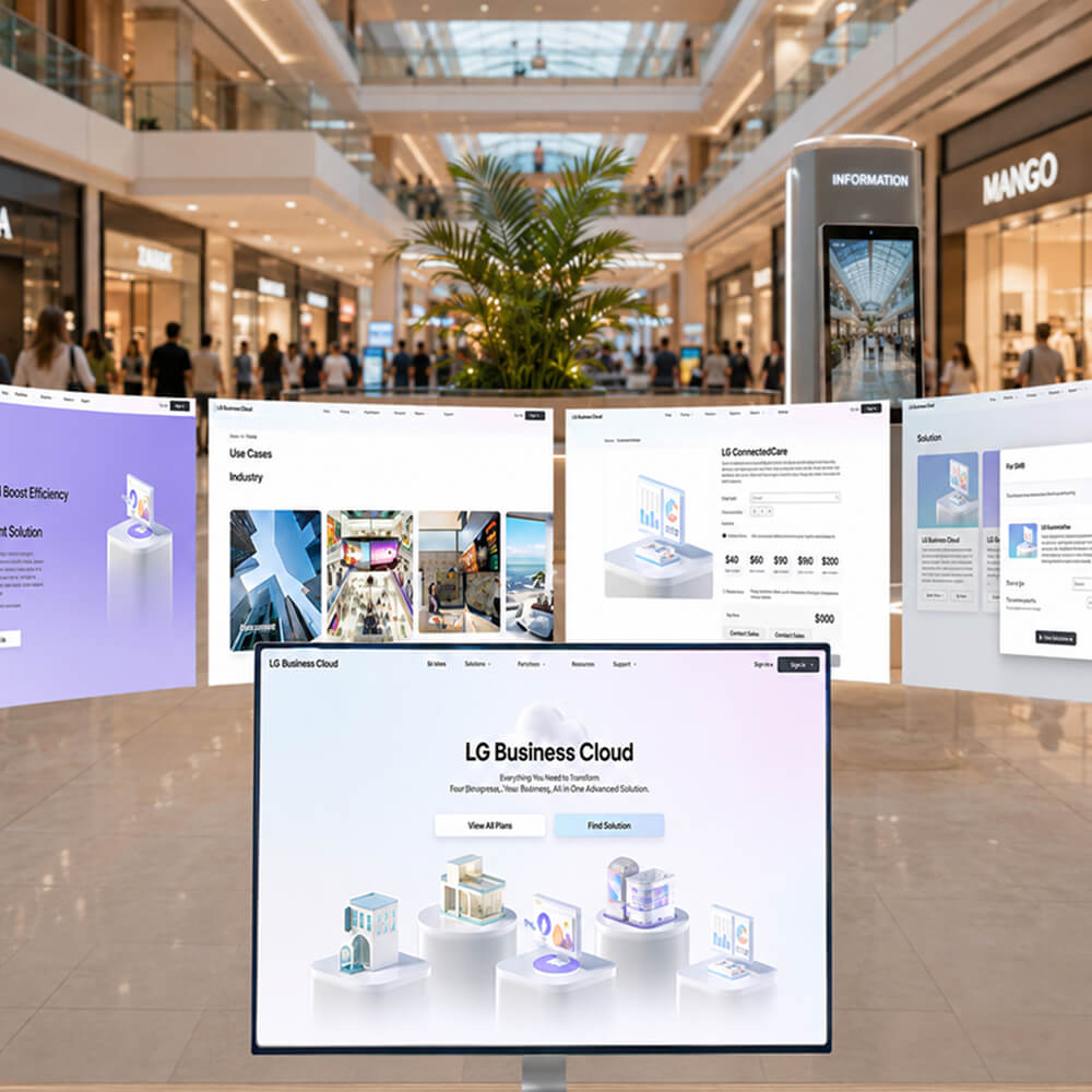 LG Business Cloud platform